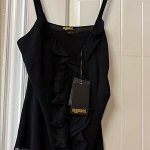 NWT! Manuel ruffle tank